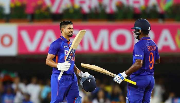 IND vs NZ 1st ODI : भारताचे न्यूझीलंडसमोर 307 धावांचे लक्ष्य; श्रेयस अय्यर, धवन, शुभमन गिलने झळकावली अर्धशतके 