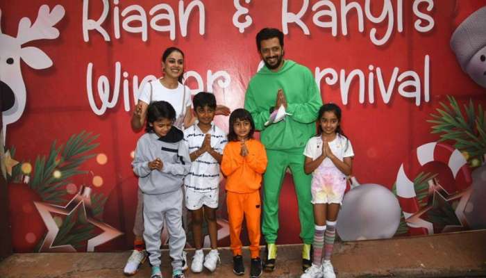 Ritesh Deshmukh च्या लेकाच्या वाढदिवसाला जमलं बॉलीवूड ; तैमूरची खास हजेरी