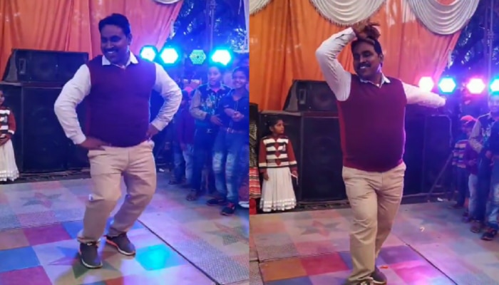 viral trending : मार्केटमध्ये नव्या डान्सची एन्ट्री...काकांनी तर कमालच केली... 