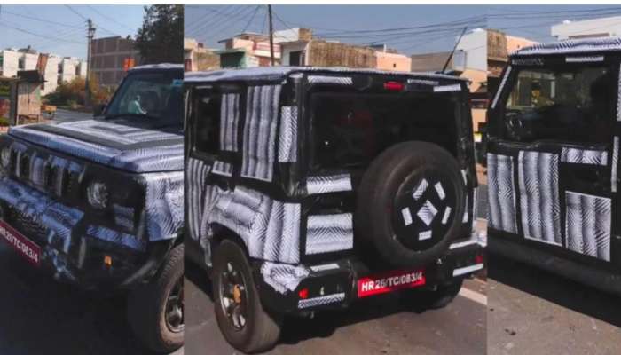 Maruti Suzuki ची 7 सीटर एसयूव्ही Thar शी करणार स्पर्धा, सादरीकरणापूर्वीच Video Viral