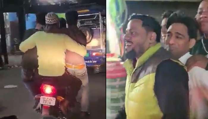 viral video: 1, 2, 3, 4, 5... बापरे एका बाईक किती जण? video पाहून तुम्हीही डोक्याला हात माराल!!! 