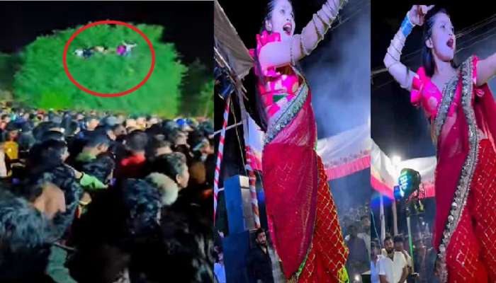 Video :  गौतमी पाटीलला पाहण्यासाठी पोरं वेडीपिशी झाली; झाडावर चढली, पोलिसांनी हातात लाठ्या घेवून.... 