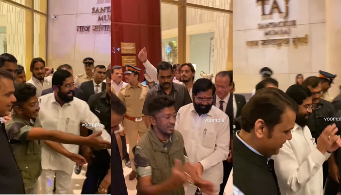 Video : मुख्यमंत्री Shinde, उपमुख्यमंत्री Fadnavis यांना पाहून 'तो' व्यक्ती झाला वेडापीसा...