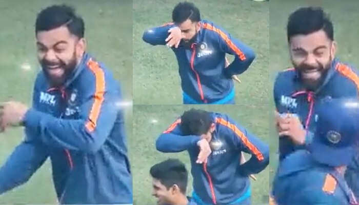 लाईव्ह सामन्यामध्ये Virat kohli ने लगावले भोजपुरी गाण्यावर ठुमके, Video तुफान व्हायरल