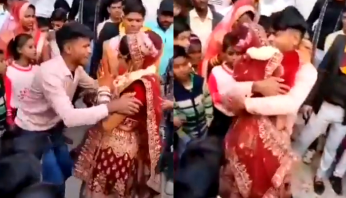 Viral Video: प्रेम म्हणजे प्रेम असतं; प्रियकराला पाहून नव्या नवरीने केलं असं काही की...
