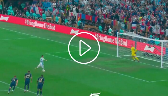 Argentina vs France: अर्जेंटिनाची विजयाकडे वाटचाल; मेस्सीचा पेनल्टीवर पहिला गोल, पाहा Video