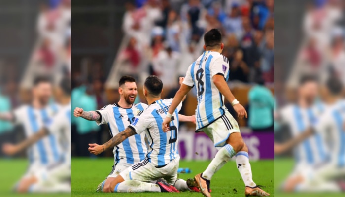 Lionel Messi Video : अखेरचा गोल मारल्यावर अशी होती मेस्सीची Reaction; थेट गुडघ्यावर बसला अन्...