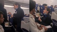'मी तुझी नोकर नाही' म्हणत एअर होस्टेस विमानात राडा, Video Viral