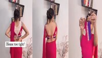 Fashion Tips:  आयडियाची कल्पना...टाईट ब्लाऊजला न उसवता बसवा तुमच्या मापात, कसं ते पा
