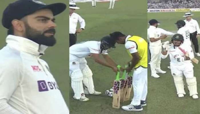 Ind vs Ban : विराट कोहली बांगलादेशी खेळाडूवर भडकला, VIDEO आला समोर 