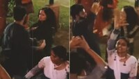 भर कार्यक्रमात पती पत्नी करत होती डान्स, पण 'त्या' तरुणीचं  KISS कॅमेऱ्यात झालं कैद