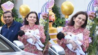 नातवंडांना आणायला गेलेल्या नीता अंबानींनी स्वत:वर किती खर्च केला?