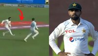 PAK vs NZ: अरे कोंबडी पकड कोंबडी! टॉमच्या कॅच सुटला अन् बाबरचा पारा वाढला!