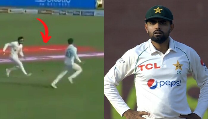 PAK vs NZ: अरे कोंबडी पकड कोंबडी! टॉमच्या कॅचला अबरार-इमामचा &#039;मधला टप्पा&#039;; बाबरचा वाढला पारा