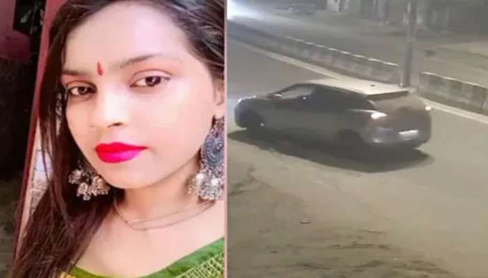 Delhi Crime News :  &#039;ती&#039; तरुणी कारच्या चाकात अडकली पण...; &#039;त्या&#039; घटनेचा पहिलाच Video पाहून अंगावर येईल काटा