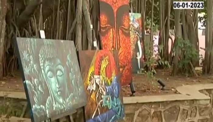Painting exhibition held in Pune, see artist Ruchira Maniyar's brushwork