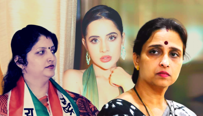 Chitra wagh: उर्फी जावेद समोर आली तर तिचं थोबाड फोडणार; चित्रा वाघ पुन्हा कडाडल्या!