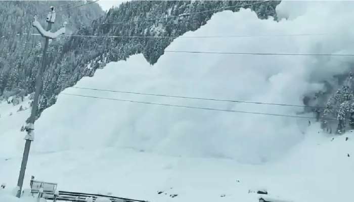 Jammu and Kashmir: जम्मू काश्मीरमध्ये तुफान हिमस्खलन; पाहा अंगावर काटा आणणारा VIDEO