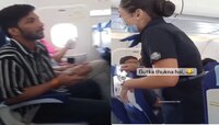 पठ्ठाची कमाल आहे राव! गुटखा खाण्याची तलफ झाली आणि त्याने विमानाची खिडकीच...VIDEO
