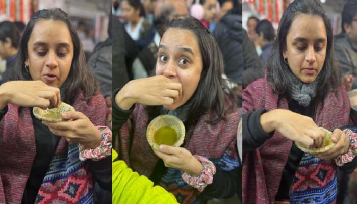 Panipuri: पर्ण पेठेनं लुटला सराफा बाजारात पाणीपुरीचा आनंद; तुम्ही इकडची पाणीपुरी ट्राय केली? 