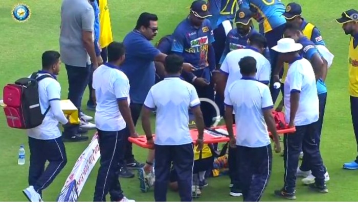 IND vs SL 3rd ODI: LIVE सामन्यात धक्कादायक घटना; श्रीलंकेचे 2 खेळाडू बेक्कार धडकले, स्ट्रेचरसहित डॉक्टर मैदानावर!