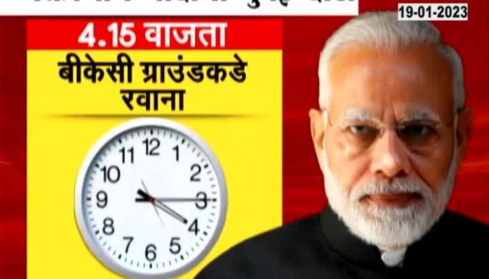 PM Narendra Modi's Mumbai tour schedule