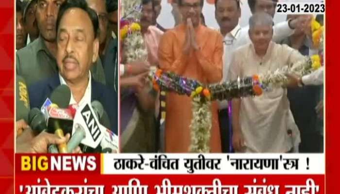  Let's see how many people, MLAs-specialists are behind us - Narayan Rane's criticism on Shivshakti-Bhimshakti