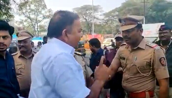 MLA Ramesh Bornare : शिंदे गटाच्या आमदारानं घातली पोलिसांशी हुज्जत, Video आला समोर!