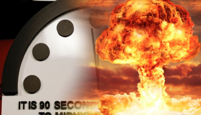 DoomsDay Clock: जगाच्या अंताला फक्त 90 सेकंद उरलीत? &#039;डूम्स डे क्लॉक&#039;चं भाकित काय?  