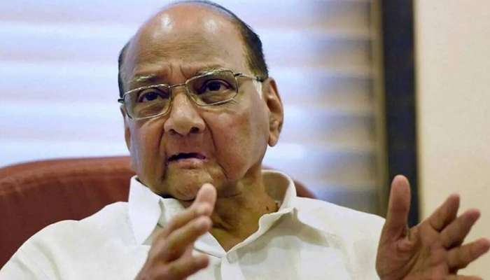 Sharad Pawar : शरद पवार यांनी केला मोठा दावा, सी-व्होटरच्या सर्व्हेवर पहिली प्रतिक्रिया