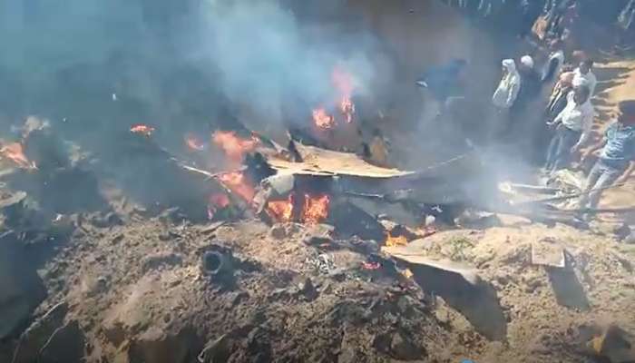 IAF Plane Crash : वायुसेनेच्या 3 विमानांना एकाच दिवशी अपघात, मन हेलावून टाकणारं दृश्य