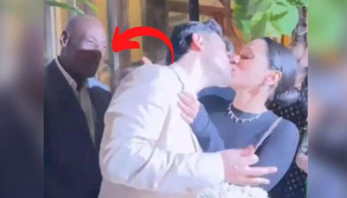 'हा तर बेशरमपणा', वडिलांसमोर पतीला Kiss केल्यानं Masaba Gupta ट्रोल