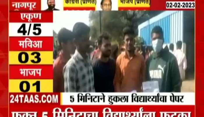 Incidence in Aurangabad not allowed in Staff Selection Commission exam due to 5 minutes delay