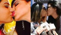'आम्ही भेटतो तेव्हा असंच Kiss करतो'; अभिनेत्रीच्या 'या' कृत्यानंतर नेटकरी हैराण...