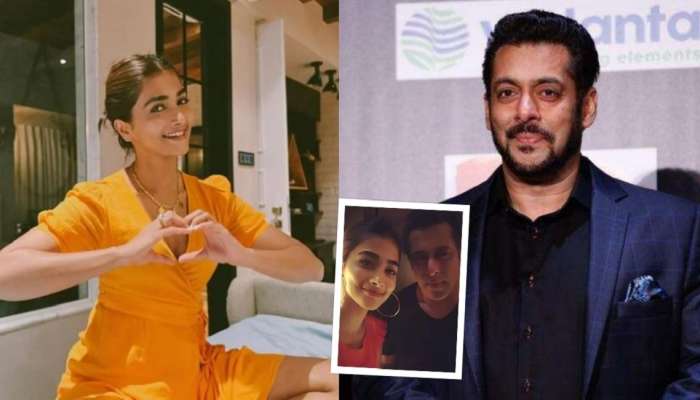 अफेअरच्या चर्चा सुरु असतानाच Salman Khan आणि Pooja Hegde चा फोटो व्हायरल