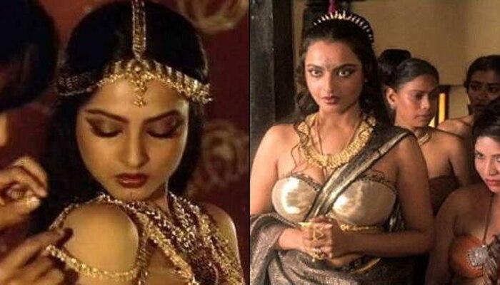 Rekha In Kamasutra : रेखाने &#039;या&#039; चित्रपटात शिकवले होते कामसूत्राचे धडे, देशात पहिल्यांदाच ठेवण्यात आला Ladies Special शो 