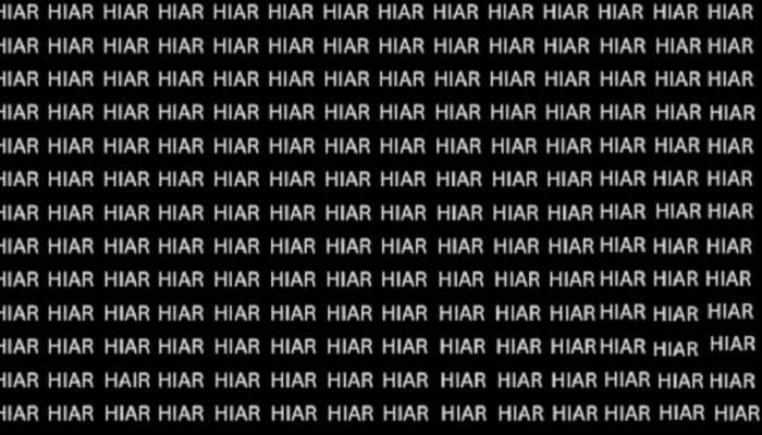  Optical Illusion: 'या' फोटोत लपलेला Hair शब्द शोधून दाखवा, तुमच्याकडे 30 सेकंदाची वेळ 