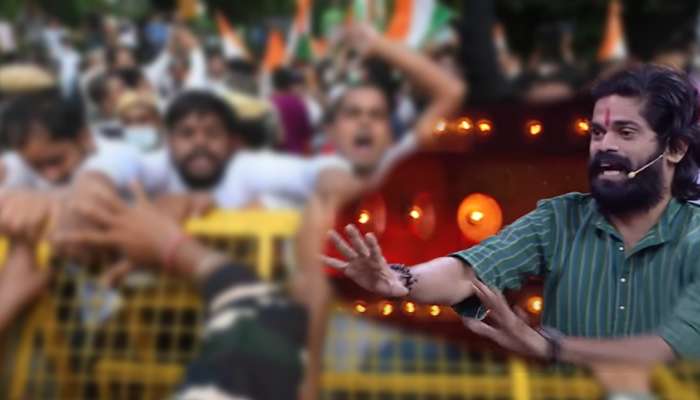 VIDEO : साहेबांच्या गर्दीमध्ये चिरडून मरता मरता, फक्त जगायचं राहिलं; 'मी कार्यकर्ता' म्हणत ओंकारनं मांडली तरुणांची व्यथा 