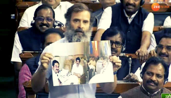 Rahul Gandhi: राहुल गांधी यांनी दाखवला 'तो' फोटो अन् लोकसभेत एकच हंगामा! 