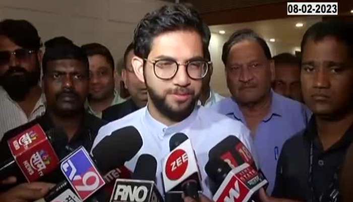 Aditya Thackeray first reaction after attack on car marathi news