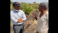'साहेब will not listen...', अधिकाऱ्यासमोर शेतकरी आजोबांनी वाचला अडचणींचा पाढा