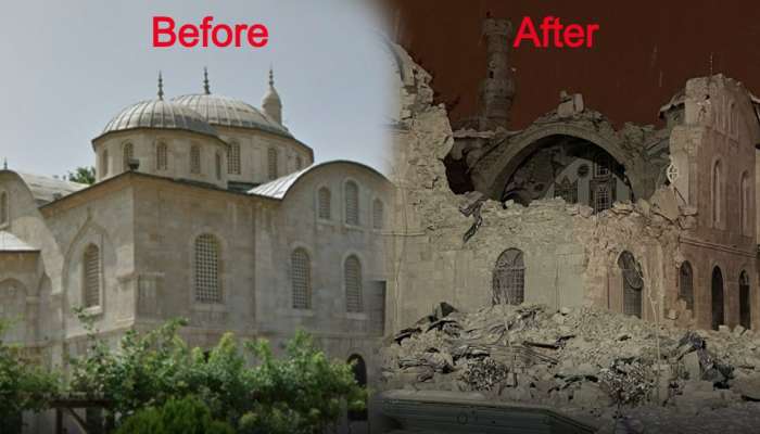 Turkey earthquake : होत्याचं नव्हतं झालं; पाहा तुर्कीतील Before- After फोटो 