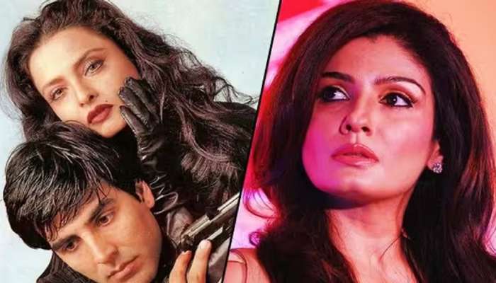 Raveena Tandon Rekha war : जेव्हा रवीनाने  रेखाला अक्षयपासून दूर राहण्यासाठी बजावलं होतं...