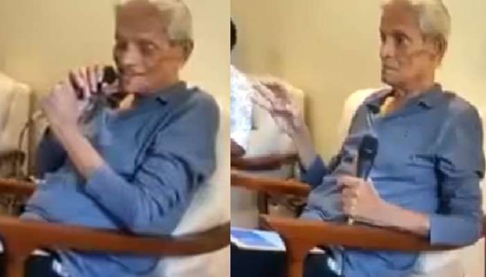 Viral Video: 85 वर्षीय वृद्धानं आपला एकटापणा दूर करत गायलं मोहम्मद रफींचं गाणं... 