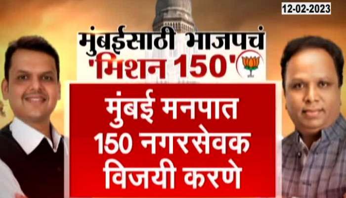  BJP's Mission 150 for Mumbai Municipal Corporation