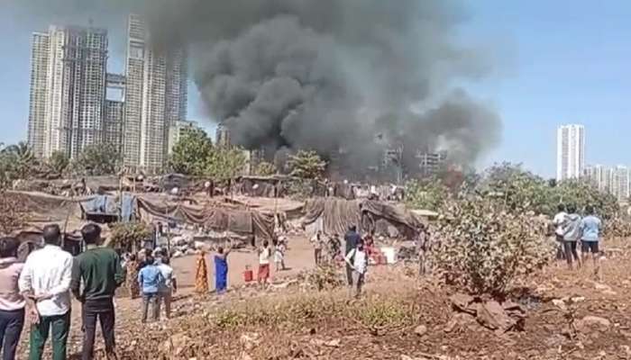 Malad Fire : मुंबईतील मालाड येथील आगीत 50 ते 70 झोपड्या खाक तर एका मुलाचा मृत्यू