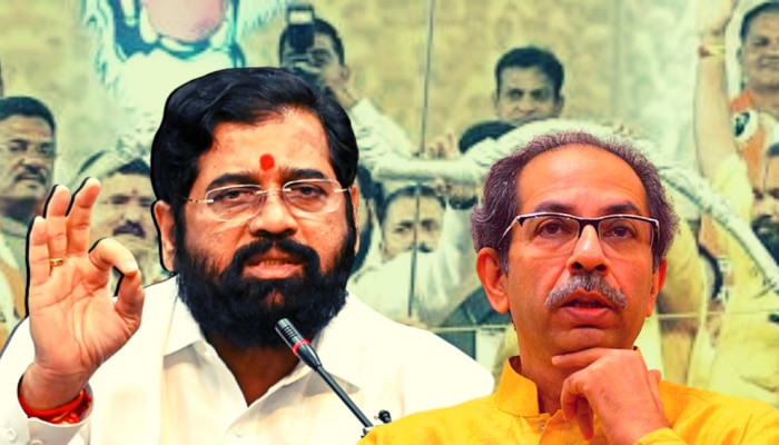 Eknath Shinde : &quot;काँग्रेस-राष्ट्रवादीकडे गहाण ठेवलेलं धनुष्यबाण आम्ही सोडवलं, आम्ही चोर तर तुम्ही...&quot;