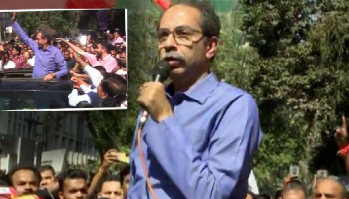 Uddhav Thackeray: 'निवडणूक आयुक्तांनी गुलामी केली, चोरांना निवडणुकीत गाडल्याशिवाय...'; भरचौकात उद्धव ठाकरेंचं भाषण