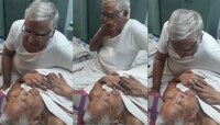सादही घालतो लाडका तुला....; 75 वर्षांच्या मुलानं 100 वर्षांच्या बाबांसाठी गायलं गाणं