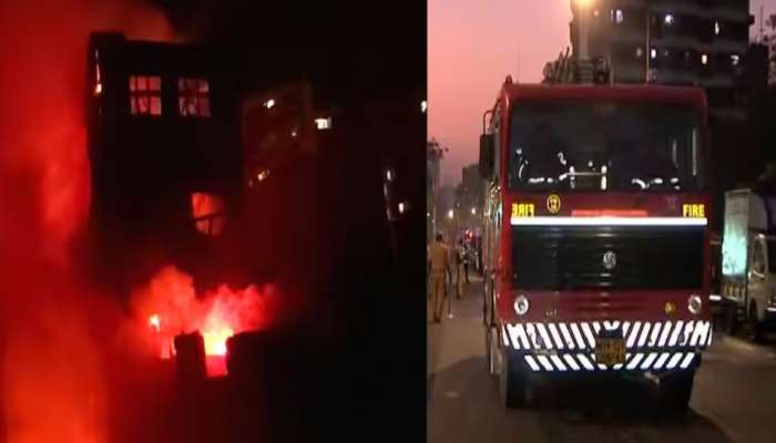 Mumbai Fire : मुंबईत झोपडपट्टीला मोठी आग, 25 पेक्षा जास्त घरांचा कोळसा